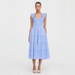 HILL HOUSE Bluebird Seersucker Ellie Nap Dress
